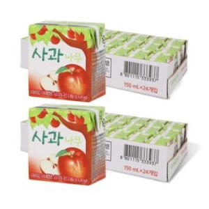 과즙음료 사과나무 과채주스 과일음료 150ml x 48입