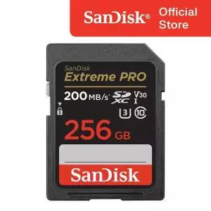 [샌디스크] 익스트림 프로 SD Card V30 256GB 256기가 4K UHD 고성능 고해상도 메모리카드 SDSDXXD