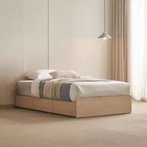 플랫온 무헤드 수납침대 SS + 휴 유로탑 매트리스