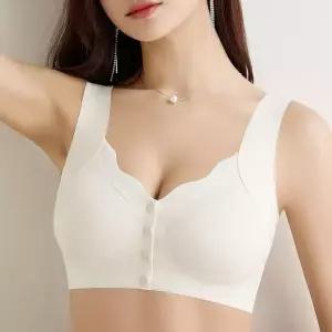 앞버튼 수유 밀착 브라렛 뽕브라 심리스 볼륨 앞후크