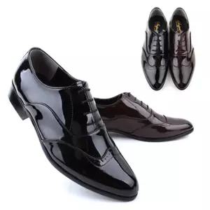 [브랜슈] MS-105 발이 편한 수제화 남성구두 에나멜 정장화 예식구두 면접 245~305mm