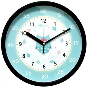 브론즈하우스 EDU-008 교육용벽시계-무소음/유치원/초등/저학년/시간/공부/세세한/분침/표기/아날로그