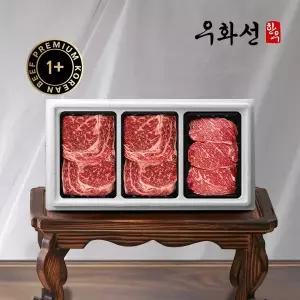 갤러리아 특선 숙성한우 1+등급 등심 구이 선물세트 7호(등심+등심+채끝/총1.