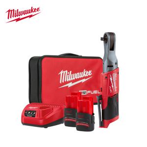 밀워키 M12 FHIR38-252B 하이스피드 충전임팩라쳇렌치 12V 2.5AH 3/8 BL모터 무선 라쳇트