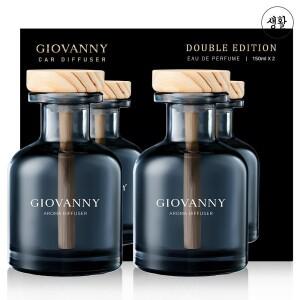 GIOVANNY 디퓨저 차량용 디퓨저 150ml 아쿠아샤워 2개 세트