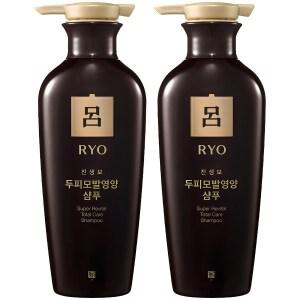 려 진생보 두피모발영양 한방샴푸 400ml 2개