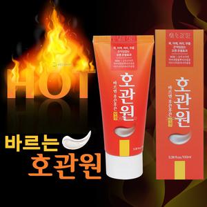호관원 핫겔 100ml 튜브형 마사지크림 스포츠겔 바르는호관원 바르는파스