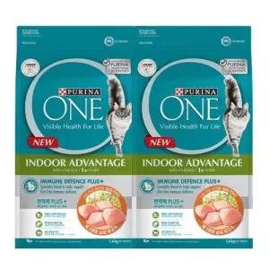퓨리나 원 캣 인도어 1.4kg x 2개