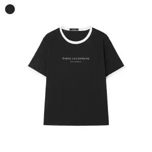 [게스]여성 BLK 반팔티셔츠 RP2K04J3