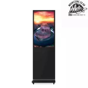 마운트존 생명을 살리는 가게 삼성 43인치 블랙 4K QM스탠드사이니지터치모니터-USB방식 QM4KBUSB43T