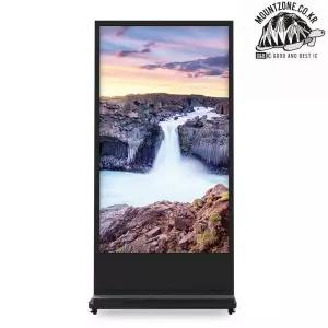 마운트존 생명을 살리는 가게 삼성 75인치 블랙 4K QH스탠드사이니지터치모니터-PC방식 QH4KBPC75T