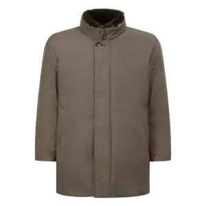 마에스트로 남성 24FW [반값세일][스테디셀러] 브라운 단색 구스다운 트렌치코트 WATR4D021W3