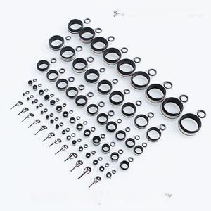 가이드링 초리대 루어 원투 낚시대 로드 가이드 세트 부품 튜닝 캡 세라믹