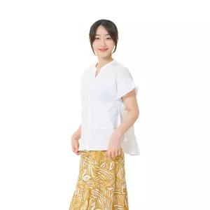 [20%쿠폰+7%페이][올리비아하슬러]여성 헨리넥 버튼 블라우스_OHDMBL205