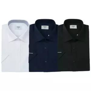 [NS홈쇼핑]레노마셔츠(반소매일반핏) TC스판트윌 셔츠 3종택1RZUSG0-010-WH..