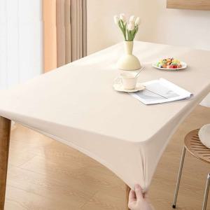 고무밴딩 가죽식탁보 깔끔한 1400 4인식탁 사각