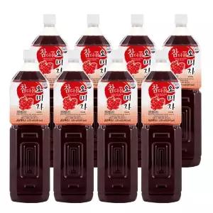 [커피디바인]참다음 오미자 1500ml 8개입 1박스 대용량 원액 오미자청