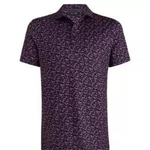 [지포어] 골프웨어 남성 카라 네이비 반팔티셔츠 143072533