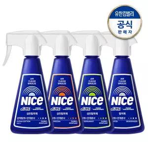 스카트 나이스웨더 탈취제 380ml (무향/클린코튼향/우디베르가못향/페어앤프