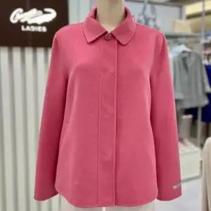 크로커다일레이디 HC28 핸드메이드코트 단추포인트 힙덮는 기장 화사한컬러  CLESCT10