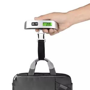 휴대용 디지털 손저울 수화물 핸드저울 여행용 캐리어 무게측정기