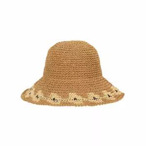 [지센]플라워 라탄 와이드 햇 LAAPO502_BE