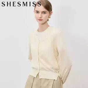 [쉬즈미스(SHESMISS)] 분위기있는 브이넥 니트 가디건 (택가격: 138000원)