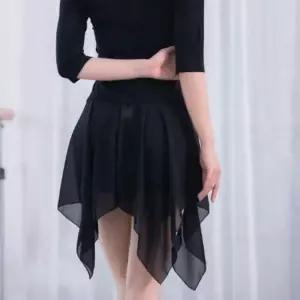 필라폴웨어 여성 하늘하늘 쉬폰 우아한 실루엣 폴발레 스커트 폴댄스스커트