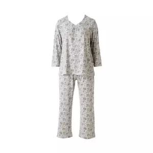 [롯데백화점]비너스 여성 가을 겨울 입기 좋은 잔꽃나염 홈웨어세트(VEV3957WVEP3957W)
