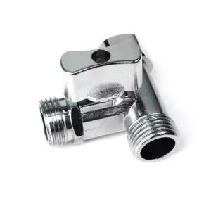 황동 T 밸브 스프레이건 샤워기 수도밸브 연결 어댑터 티밸브 수도 분배기