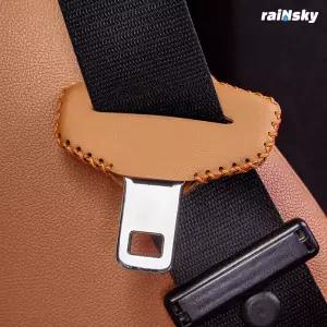 레인스카이 안전 벨트 클립 가죽커버 스크래치 방지