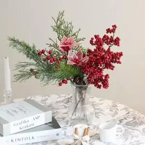 플라워트리 크리스마스 장식 화병 노벌베리 set 42cm DIY 소품