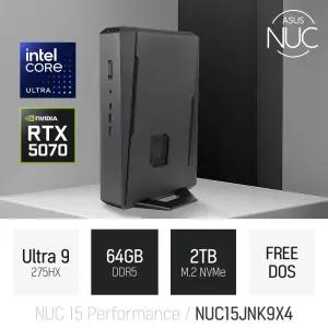 ⓒ ASUS NUC 15 Performance NUC15JNK9X4 울트라9 275HX 64GB 2TB / 고성능 게임 미니PC