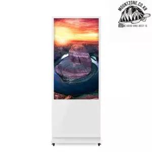 마운트존 생명을 살리는 가게 삼성 55인치 화이트 4K QM스탠드터치사이니지모니터-USB방식/ 설치+교육1회 무료-QM4KBUSW55T