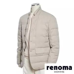 갤러리아 레노마 FW 구스 다운 숏 패딩 베이지 자켓 RPLMBJ62A