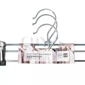 춘식쓰만물상 슬림 집게바지걸이 3P 바지집게 바지정리 일자옷걸이