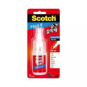 3M 순간접착제 트위스트형 AD120 20g 스카치 강력 본드 다용도 접착