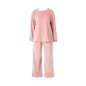 [롯데백화점]비너스 여성 벨로아 골지 극세사 홈웨어세트(VEV3975WVEP3975W)