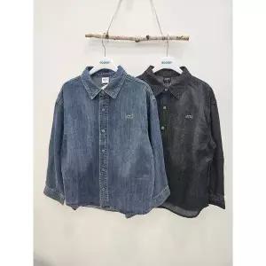 [에꼴리에][시흥모다] 에꼴리에 주니어 루즈핏 워싱 데님 셔츠 25C5331_SH