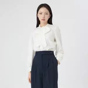 [케네스레이디](신세계 사우스시티)[BYLYNN] 잔셔링 리본타이 블라우스 EWBLPB0100