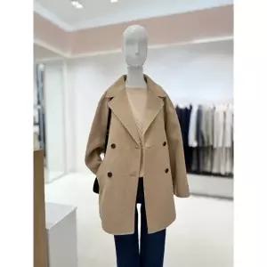 [롯데백화점]SOUP 더블버튼 핸드메이드 하프코트  SBAHC30L