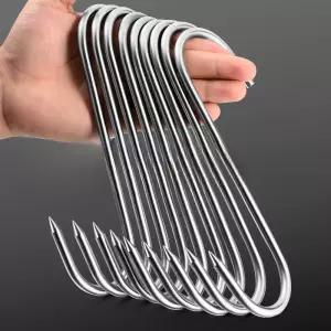 정육점 바베큐 S고리 두꺼운 도축 S자고리 고기걸이 정육고리