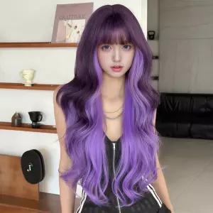 키라비 가발 여성 통가발 긴머리 웨이브 77cm KPE-9256-2