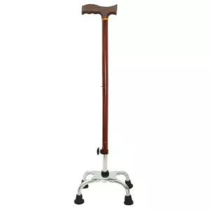 길이조절 네발 지팡이 나무지팡이 노인지팡이 효도지팡이 어르신지팡이 4발지팡이