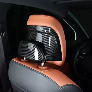 스포티지 NQ5 페이스리프트 용품 헤드레스트 후면 커버 카본 우드 몰딩