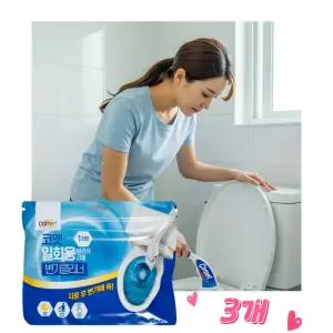 코멧 일회용 변기 클리너 브러쉬 리필,24개입,3개