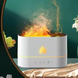 가습기 종류 불멍 무드등 가습기 불꽃 블랙