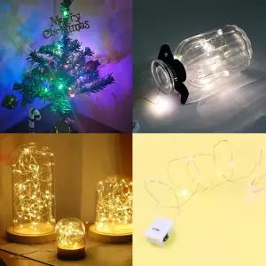 LED 미니 와이어 전구 10구 3색상 약100cm 크리스마스 트리 꼬마 줄 조명 인테리어