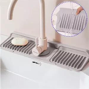 실리콘 배수패드 / 세면대 물빠짐 매트 욕실 주방 화장실 씽크대 싱크대 수전