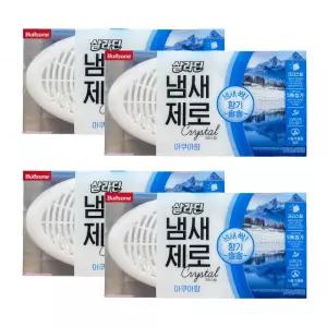 불스원 살라딘 냄새제로 아쿠아향 235g x 4개 탈취제 방향제